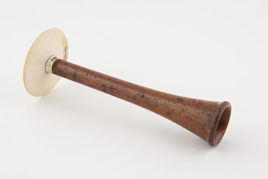 Monaural stethoscope, English(?), 1851-1910