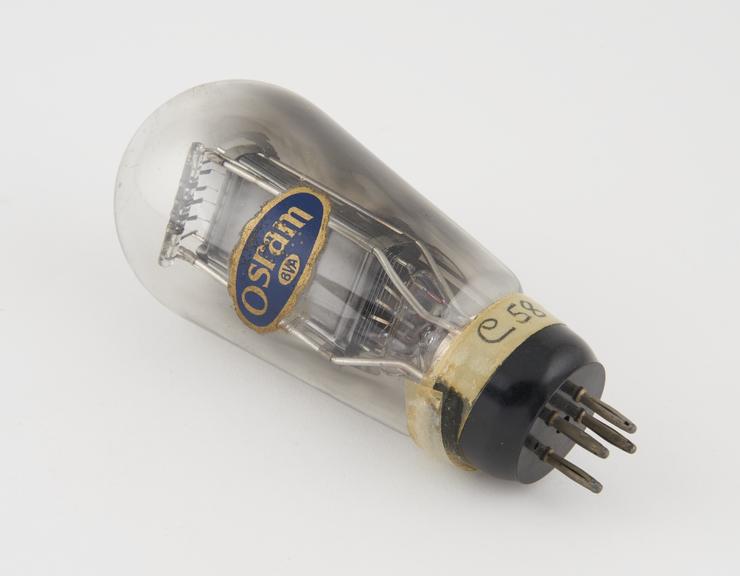 Osram output triode valve, type PX25, B4 base