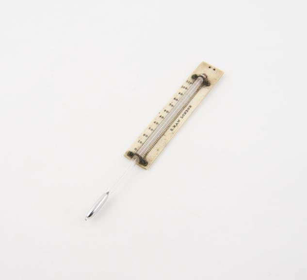 Thermometer, fahrenheit, mercury, by Maw