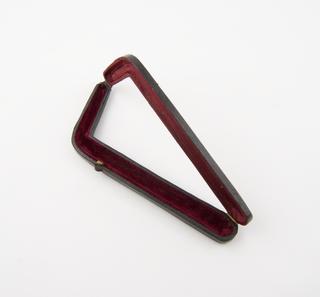 Velvet lined leatherette thermometer case