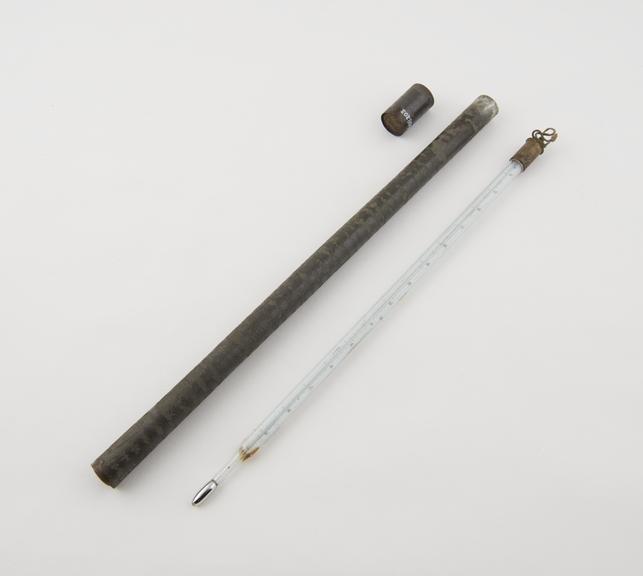 Centigrade thermometer, in case, English(?), 1850-1920