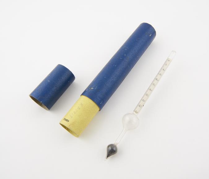 Glass hydrometers, invented by Baume, made by Collin