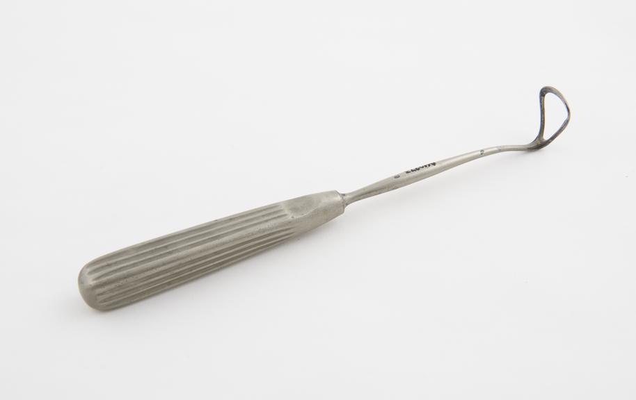 Curette, post-nasal, steel, European, late 19th century