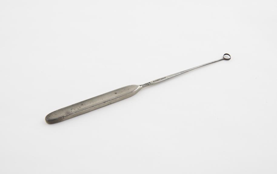 Curette, nasal, steel, by Down of London, late 19th century