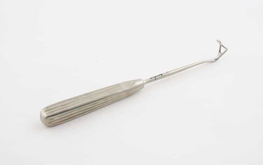 Curette, post-nasal, steel, European, late 19th century