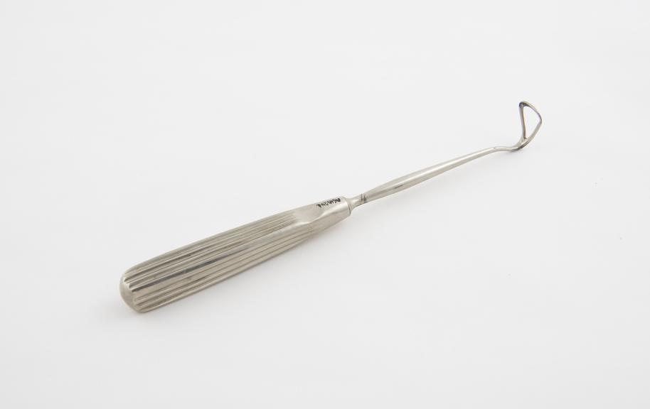 Curette, post-nasal, steel, European, late 19th century