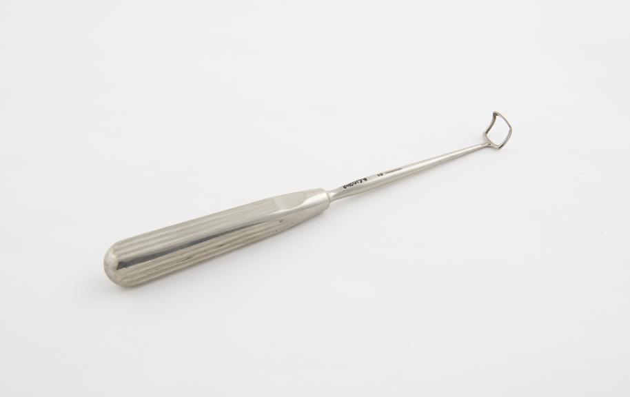 Curette, post-nasal, steel, by Young and Son, English