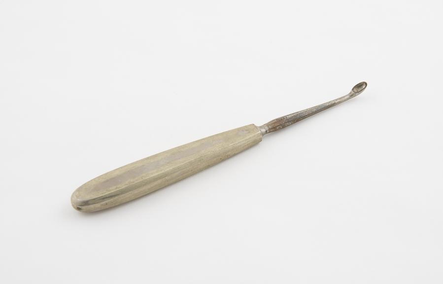 Nasal curette, steel, plated, by D