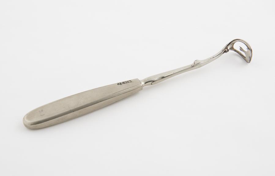 Curette, post-nasal, steel, by Gendron, French