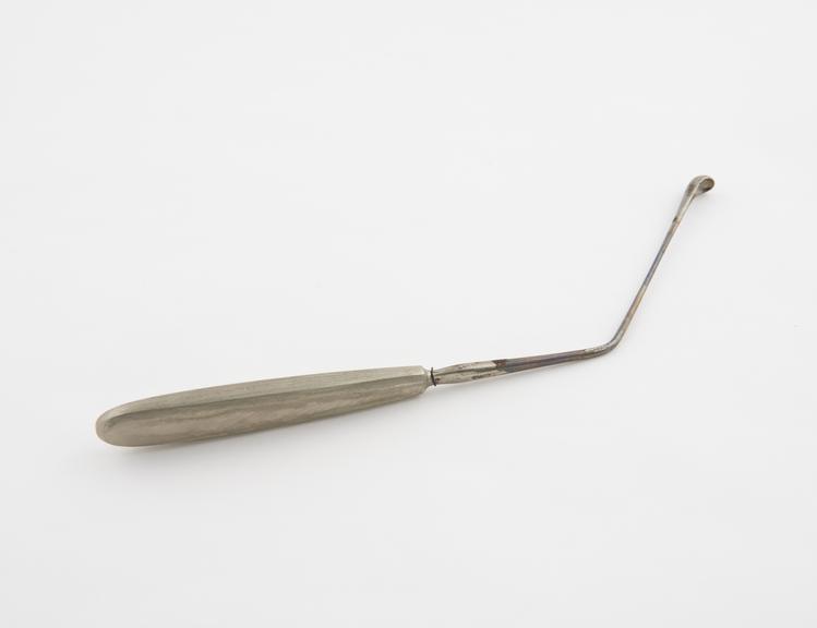 Moure's ethmoid scoop, nickel plated brass and steel, by D