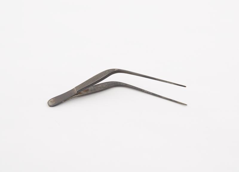 Wilde's aural forceps, steel, by H.S.I.C