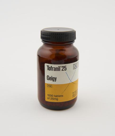 1x1000 bottle of Tofranil 25 capsules (imipramine