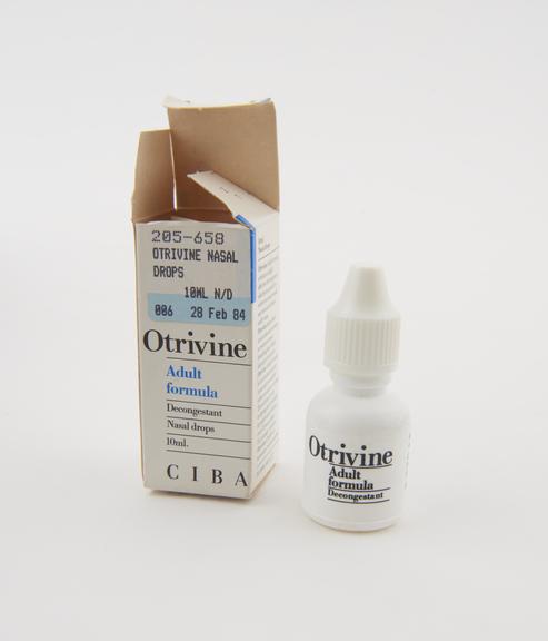 1x10ml bottle, in box, of otrivine nasal drops