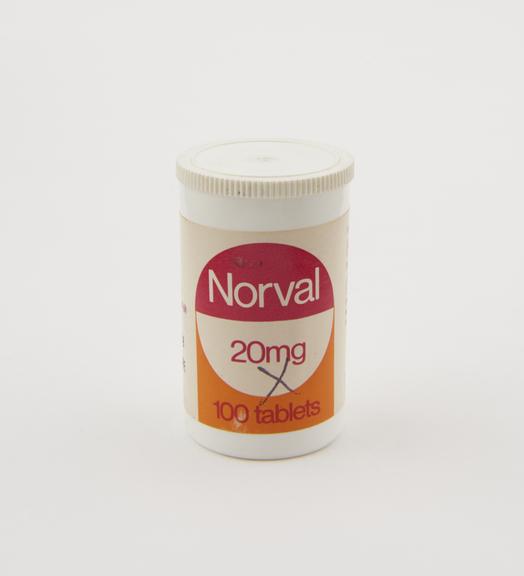 1x100 container for Norval 20mg tablets (mianserin