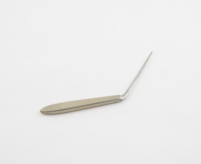 Nasal saw, steel, plated, by Mayer and Meltzer of London