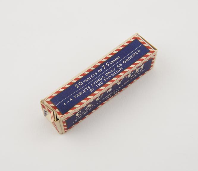 Tube of 'Causyth' tablets, in original carton, by Causyth Ltd