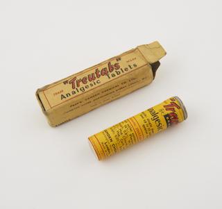 Tube of "Treutabs" with original carton
