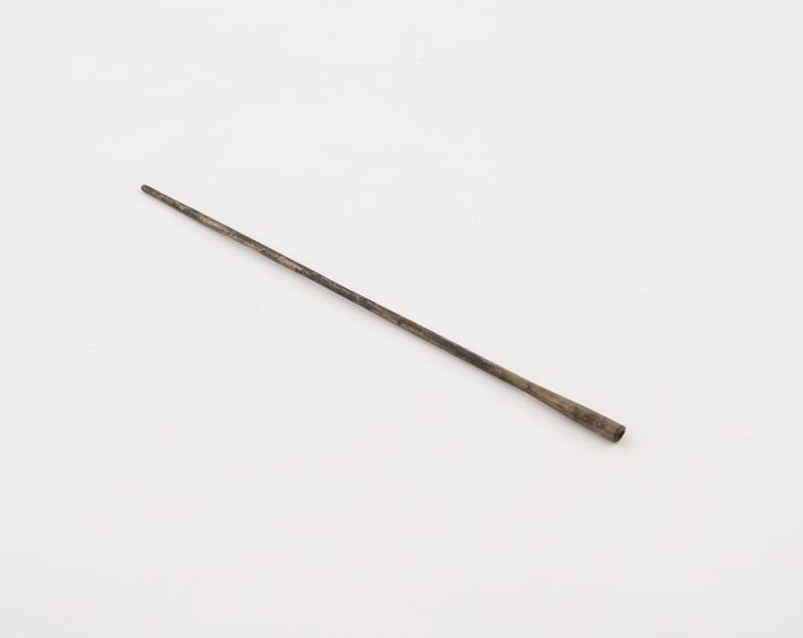 Probe, steel, 19th century, relic of Sir H. Morris