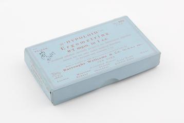 Box of ergometrine ampoules