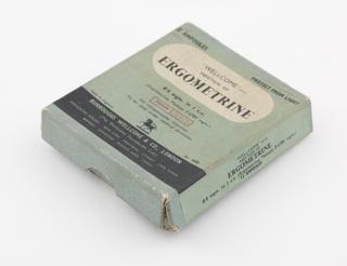 Box of ergometrine ampoules