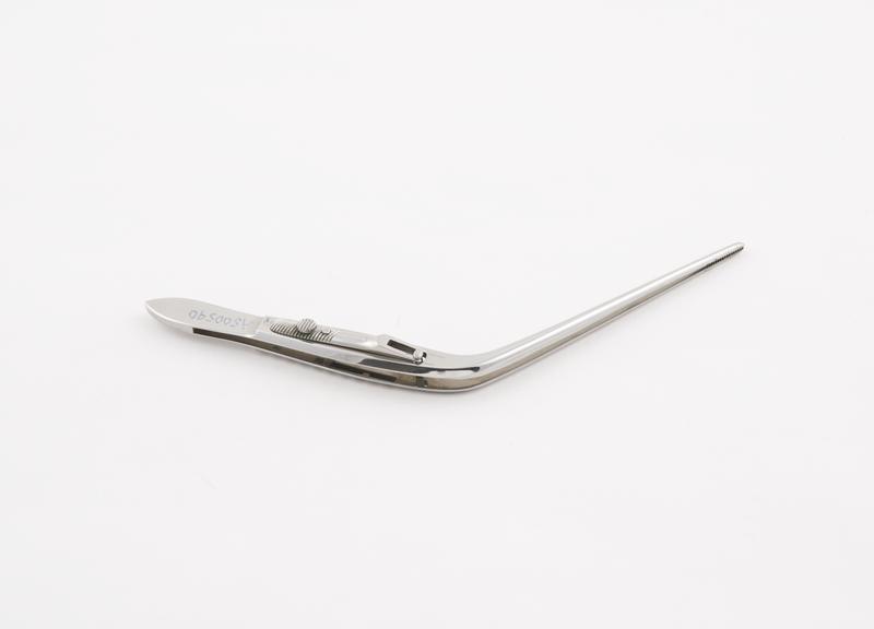 Cumberbatch (?) aural forceps, stainless steel