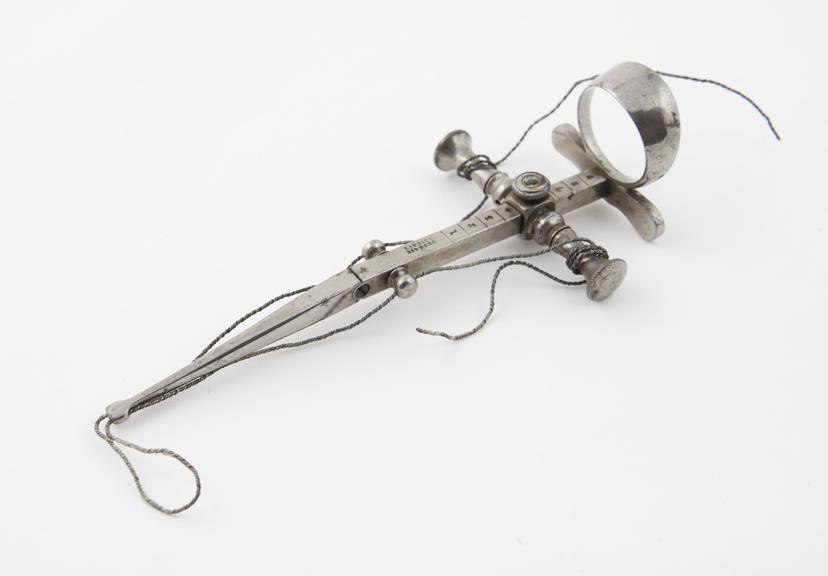 Nasal polypus snare, WIlde, graduated, steel, by Lindsey