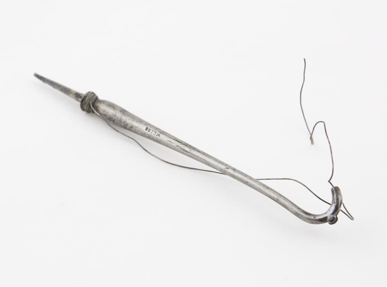 Nasal polypus snare(?), steel, by Weiss of London