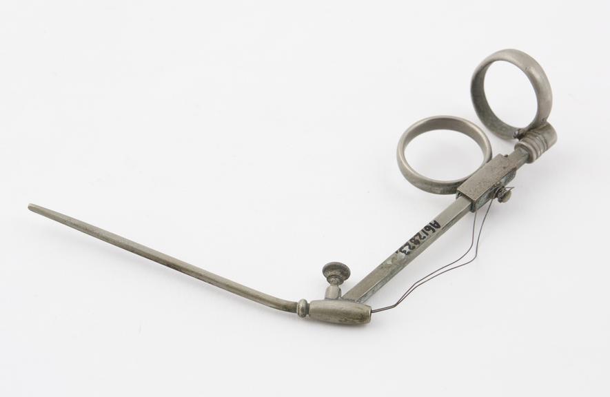 Nasal polypus snare, Blake, steel, nickel-plated