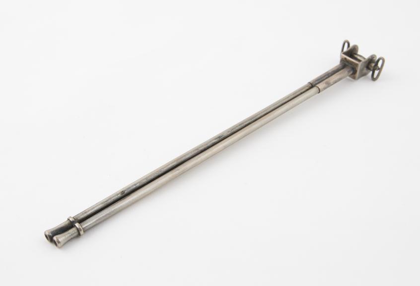 Polypus cannula, for the uterus, steel, possibly French