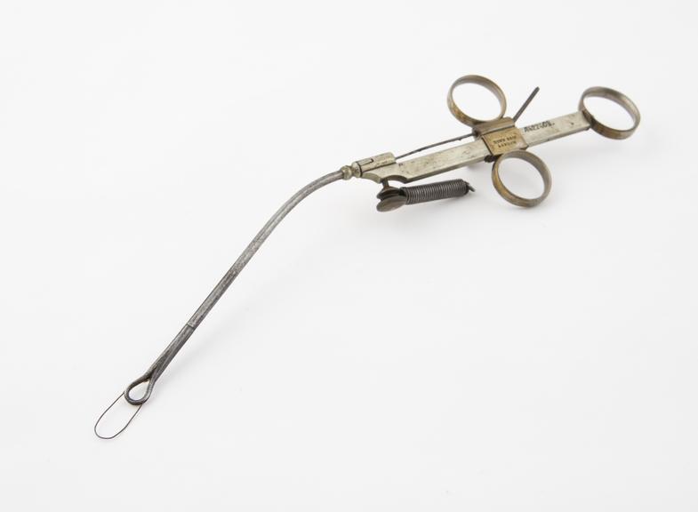 Nasal snare, Thorne, steel, by Down Bros. of London, 1880-1920