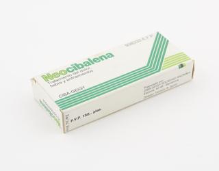 Twenty tablets of Neocibalena, by Ciba-Geigy, Spanish