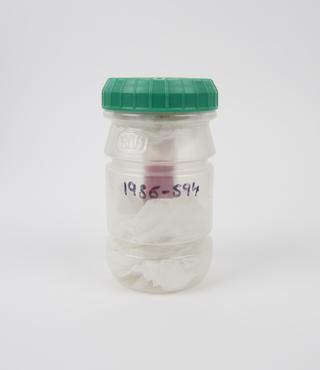 Specimen of Sir Wm. Perkin's original artificial preparation of Alizarine