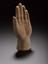 Votive left hand, terracotta, Roman, 200BC-200AD.