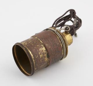 Lamp holder with accompanying wire