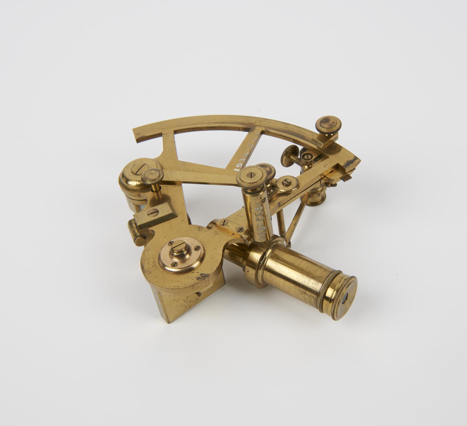 Pocket brass framed sextant