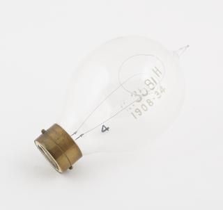 Historical series of incandescent electric lamps