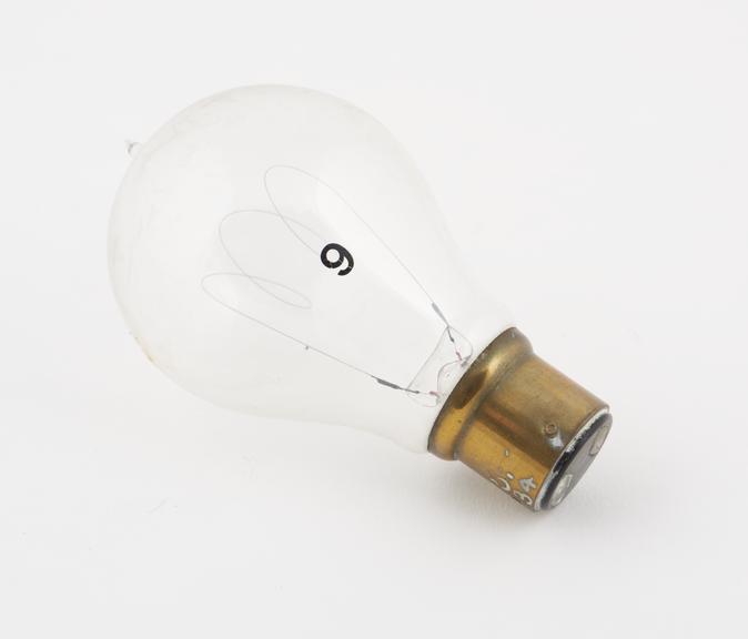 Historical series of incandescent electric lamps