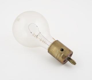 Cruto incandescent lamp; Brass Cap