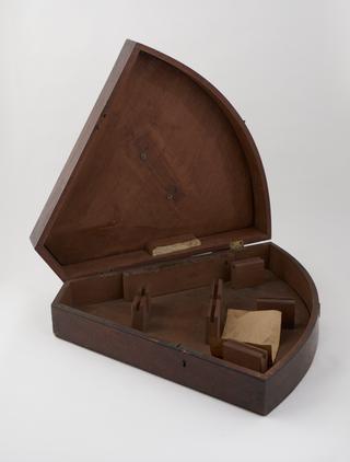 Case for Hadley type brass framed sextant
