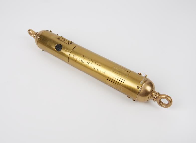 Henry Johnson's bi-metallic registering thermometer, 1860