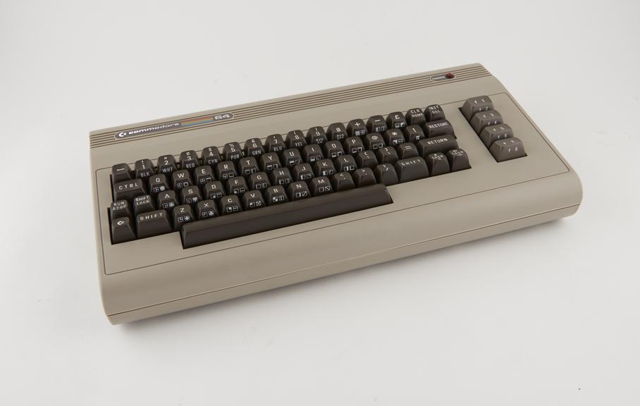 Commodore 64 microcomputer, serial number UK.B