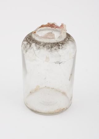 Glass component of GLC soap film gas analysing apparatus