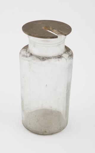 Glass vessel of GLC soap film gas analysing apparatus