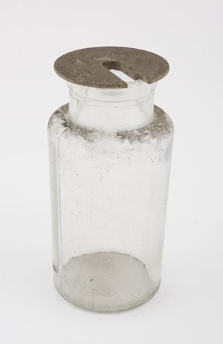 Glass vessel of GLC soap film gas analysing apparatus