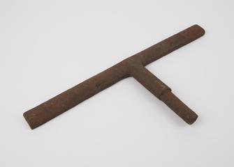 Chuck key from early wheelwrights lathe