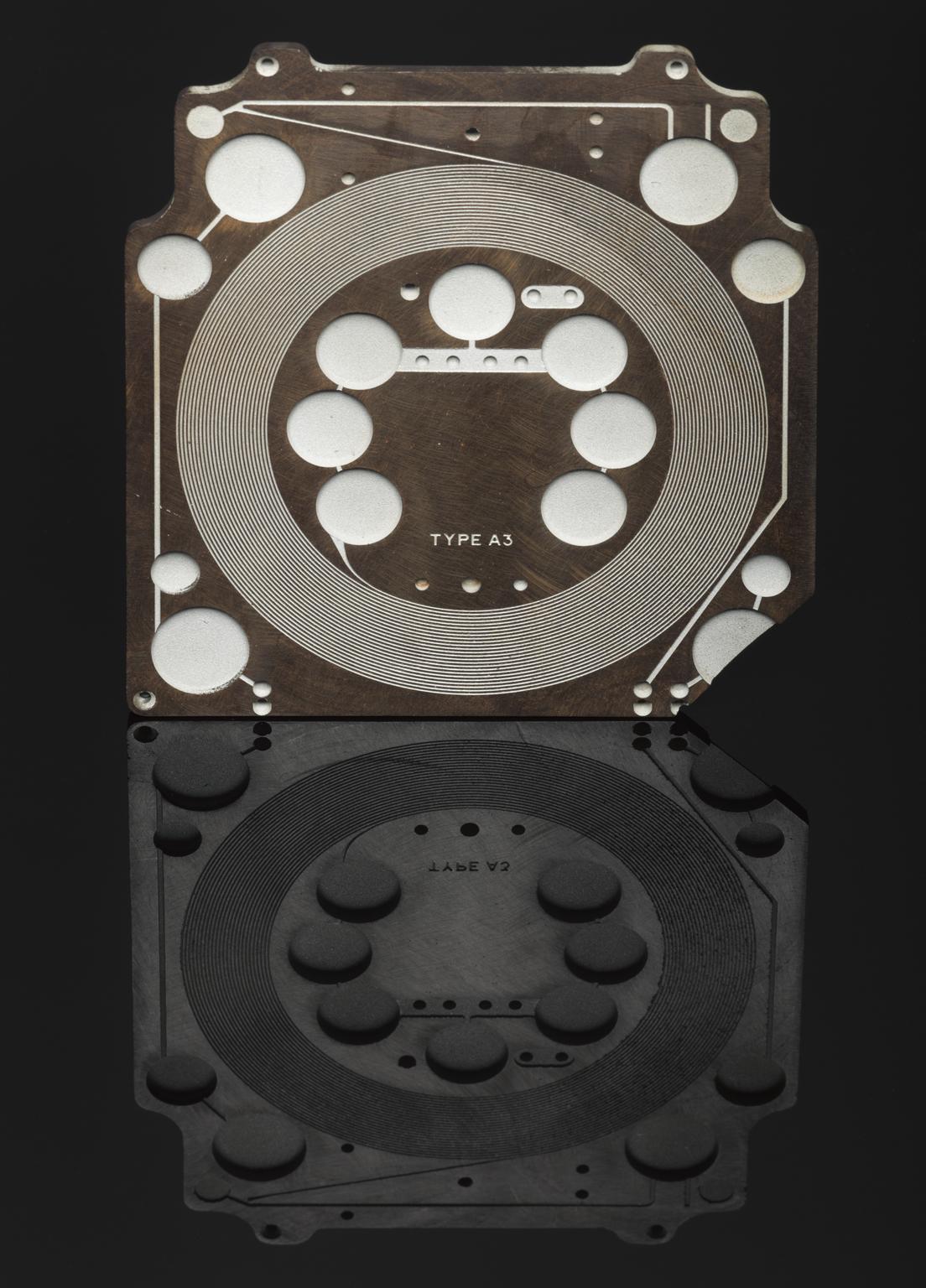 Component Plate Passive component plate, type A3, for Sargrove sprayed-circuit radio ...