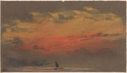 Three sky sketches by William Ascroft