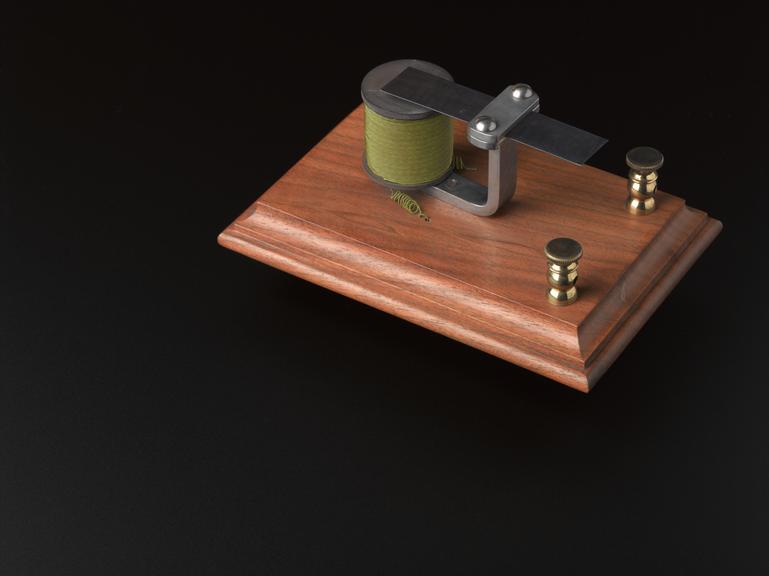 Replica of Bell's tuned reed telephone receiver, unknown maker