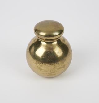 3 Seer Indian brass weight