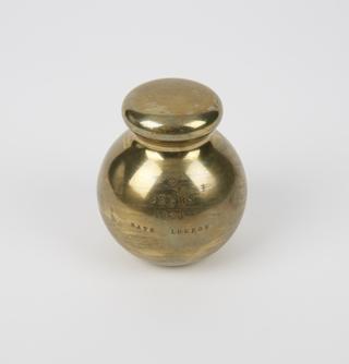 2 Seer Indian brass weight